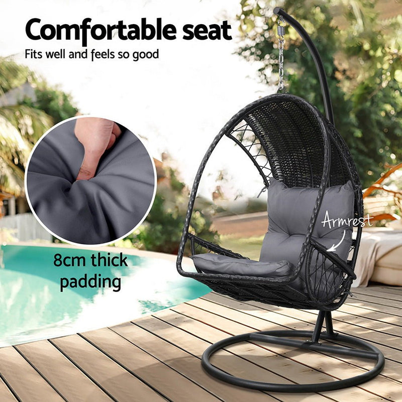 Danoz Gardeon EggPod Outdoor Swing Chair - Your personal retreat into luxury and comfort! - danozdirect