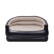 Danoz Gardeon Outdoor Air Sofa Inflatable Couch Two - Seater Lounge Chair with Pump Blow Up Couches for Camping - danozdirect