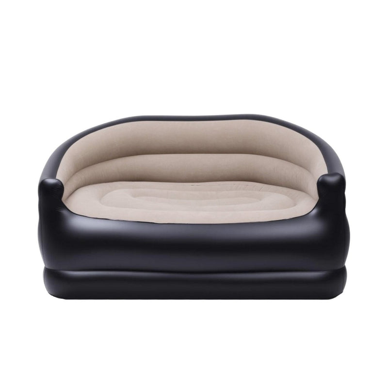 Danoz Gardeon Outdoor Air Sofa Inflatable Couch Two - Seater Lounge Chair with Pump Blow Up Couches for Camping - danozdirect