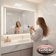 Danoz GoStyler - ireless Hair Dryer with Cold & Hot Air, Portable Large - Capacity USB Rechargeable Ionic Dryer, Fast - Drying, Lightweight and Compact for Home and Travel - danozdirect