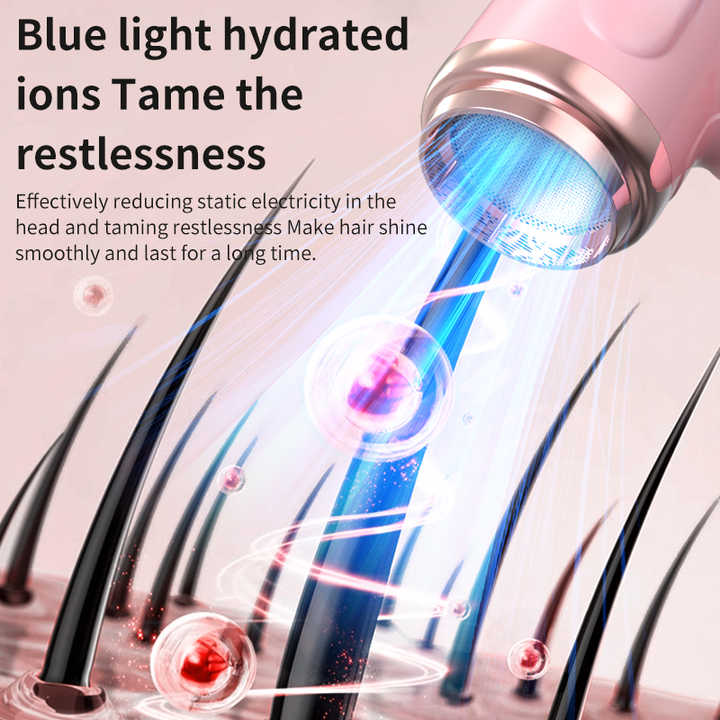 Danoz GoStyler - ireless Hair Dryer with Cold & Hot Air, Portable Large - Capacity USB Rechargeable Ionic Dryer, Fast - Drying, Lightweight and Compact for Home and Travel - danozdirect