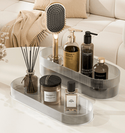 Danoz Hair - Black Premium Self - Cleaning Hair Brush Set with Stand - Anti - Static Detangling & Scalp Massage Paddle Brush - danozdirect