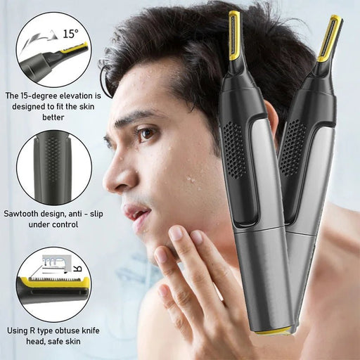 Danoz Hair - USB , Hair Trimmer Electric Waterproof Hair Shavers Man Portable Nose Ear Hair Eyebrow Cutter Grooming Trimmer - Buy 1 Get 1 Free - danozdirect