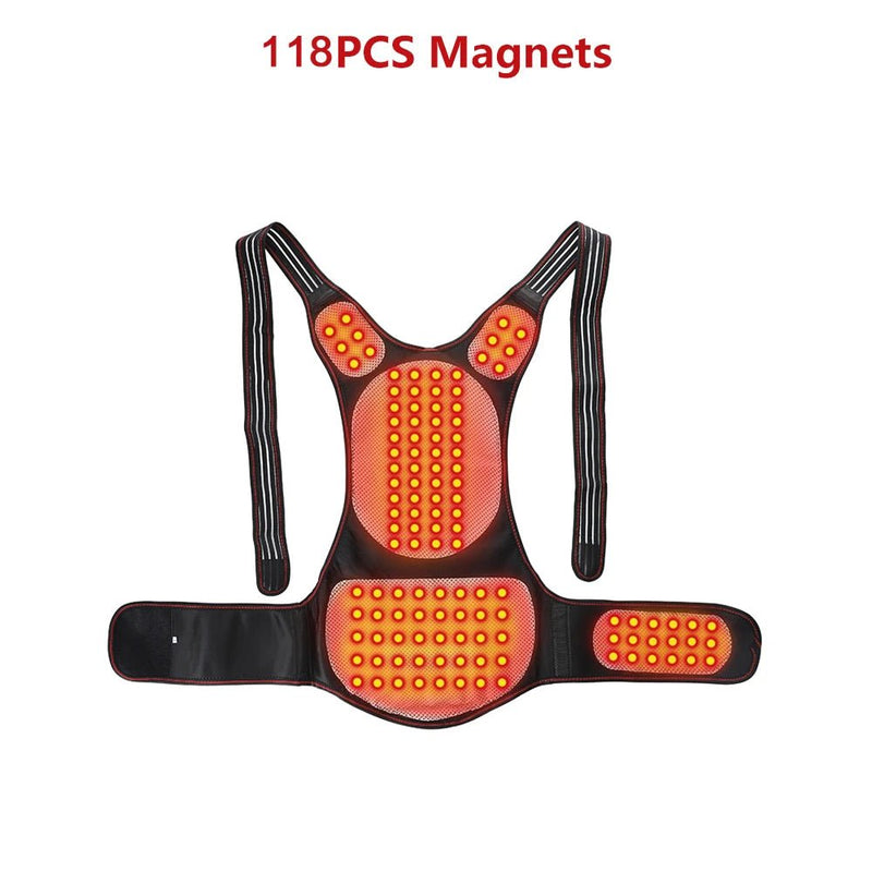 Danoz Health - Magnet Heated Vest Magnetic Self - Heating Thermal Waist Brace Lumbar Pad Corset Postrue Corrector Relief Pain - danozdirect