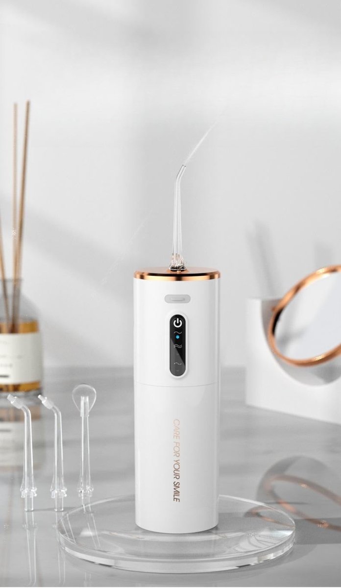 Danoz Health - Portable Electric Water Flosser - USB - C Rechargeable, Multiple Modes, Gingival Protection(green) - danozdirect