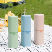 Danoz Health - Portable Toothbrush Holder Tooth Mug Toothpaste Cup Bath Travel Box Accessories Set Pink - danozdirect