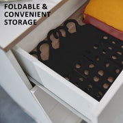Danoz Home - 50X Plus Hanger Multiple Clothes Rack Organizer Foldable 10 Holes BLACK - danozdirect