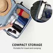 Danoz Home - 50X Plus Hanger Multiple Clothes Rack Organizer Foldable 10 Holes WHITE - danozdirect