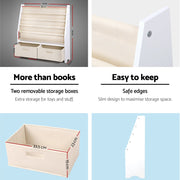 Danoz Kids - Keezi 4 Tiers Kids Bookshelf Magazine Rack Children Bookcase Organiser Drawer - danozdirect
