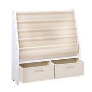 Danoz Kids - Keezi 4 Tiers Kids Bookshelf Magazine Rack Children Bookcase Organiser Drawer - danozdirect