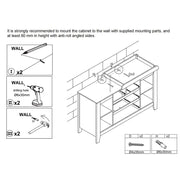 Danoz Kids - Keezi Baby Changing Table Diaper Station Drawers Chest Cabinet Nursery Furniture - danozdirect