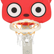 Danoz Kids - Keezi Kids Basketball Hoop Stand Adjustable 5 - in - 1 Sports Center Toys Set Red - danozdirect