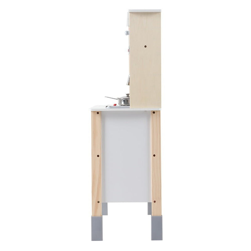 Danoz Kids - Keezi Kids Kitchen Play Set Wooden Pretend Toys Cooking Children Cookware Sink - danozdirect