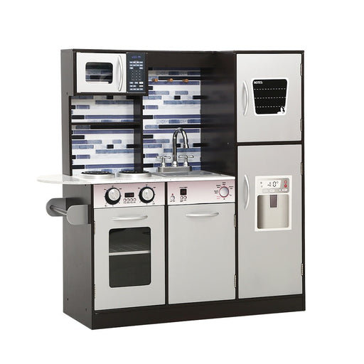 Danoz Kids - Keezi Kids Kitchen Play Set Wooden Pretend Toys Cooking Children Oven Fridge - danozdirect