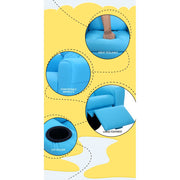 Danoz Kids - Keezi Kids Recliner Chair PU Leather Sofa Lounge Couch Children Armchair Blue - danozdirect