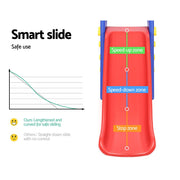 Danoz Kids - Keezi Kids Slide Swing Set Basketball Hoop Outdoor Playground Toys 120cm Blue - danozdirect
