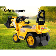 Danoz Kids - Keezi Ride On Car Toys Kids Excavator Bulldozer Sandpit Digger Car Pretend Play - danozdirect