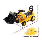Danoz Kids - Keezi Ride On Car Toys Kids Excavator Bulldozer Sandpit Digger Car Pretend Play - danozdirect