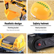 Danoz Kids - Keezi Ride On Car Toys Kids Excavator Digger Sandpit Bulldozer Car Pretend Play - danozdirect
