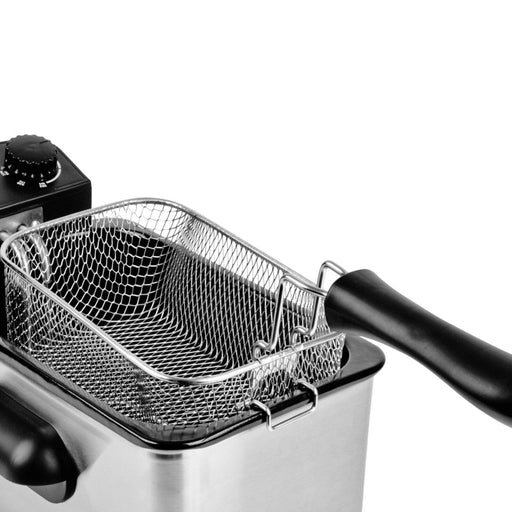 Danoz Kitchen - 3.8L Deep Fryer with Timer Control Knob and Thermal Safety Device - danozdirect