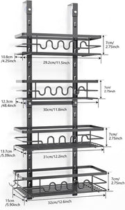 Danoz Kitchen - 4 Tier Adjustable Baskets Over Door Pantry Organizer for Home Kitchen - danozdirect