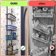 Danoz Kitchen - 4 Tier Adjustable Baskets Over Door Pantry Organizer for Home Kitchen - danozdirect