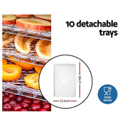 Danoz Kitchen - Devanti 10 Trays Food Dehydrator - Super deal - danozdirect