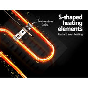 Danoz Kitchen - Devanti 20L Electric Commercial Deep Fryer Double Baskets 4400W Incl. Delivery - danozdirect