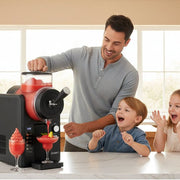 Danoz Kitchen - Devanti 2L Slushie Machine Ice Cream Maker Frozen Smoothies Milkshakes Black - danozdirect