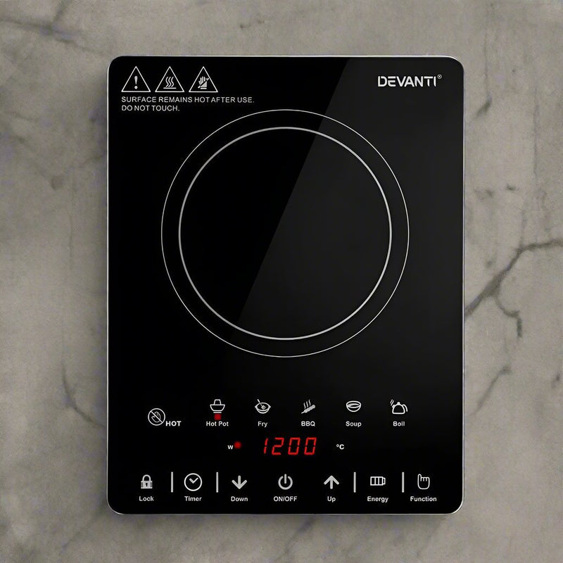 Danoz Kitchen 🧑‍🍳🥘 Devanti Electric Ceramic Cooktop 30cm. Incl. Delivery - danozdirect