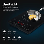 Danoz Kitchen 🧑‍🍳🥘 Devanti Electric Ceramic Cooktop 30cm. Incl. Delivery - danozdirect