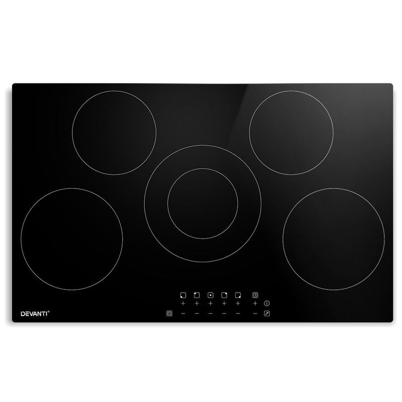 Danoz Kitchen 🧑‍🍳🥘 Devanti Electric Ceramic Cooktop 90cm - danozdirect