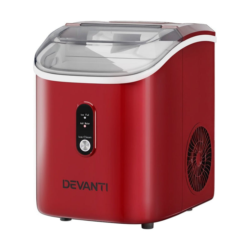 Danoz Kitchen - Devanti Ice Maker Machine 15kg Nugget Chewable Ice Cube - danozdirect