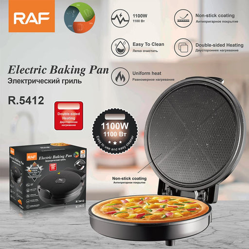 Danoz Kitchen - Electric Baking Pan, Pizza maker, Multi Purpose Roti maker, tortilla and crepe maker for every kitchen - danozdirect