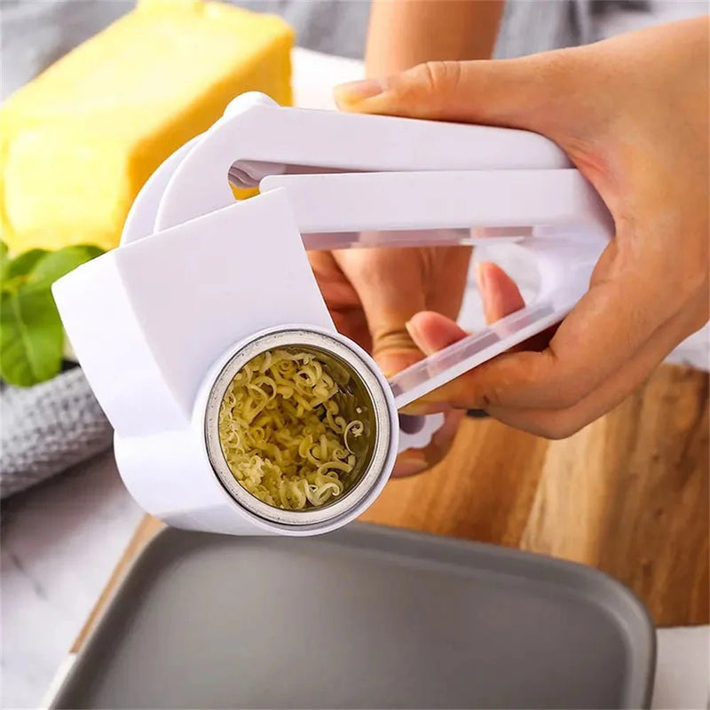 Danoz Kitchen - Hand - Cranked Rotating Cheese Grater Creative Kitchen Cheese Shredder Multi - functional Cheese Grater for Kitchen - Buy 1 Get 1 Free! - danozdirect