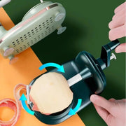 Danoz Kitchen 🧑‍🍳🍳 Household Hand - cranked Apple Peeler, Fruit Peeling, Kitchen Fruit Peeler, Automatic Peeler, Apple Peeling Artifact - danozdirect