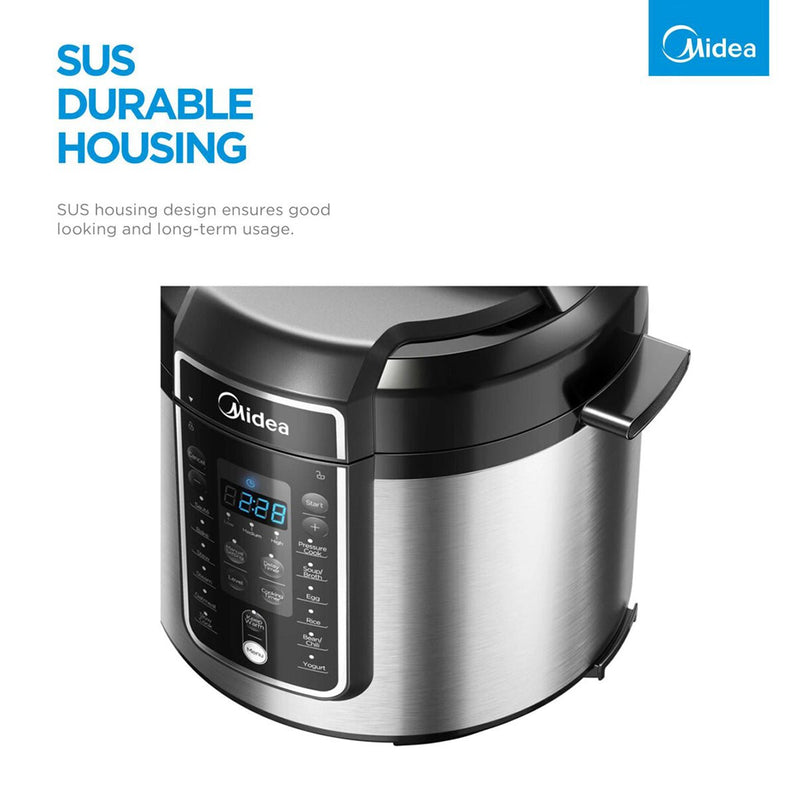 Danoz Kitchen - Midea 5.7L 12 Programs Pressure Cooker - danozdirect
