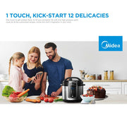 Danoz Kitchen - Midea 5.7L 12 Programs Pressure Cooker - danozdirect