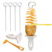 Danoz Kitchen - Stainless Steel Plastic Rotate Potato Slicer Twisted Potato Spiral Slice Cutter Creative Vegetable Tool Kitchen Gadgets - Buy 1 Get 1 Free - danozdirect