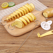 Danoz Kitchen - Stainless Steel Plastic Rotate Potato Slicer Twisted Potato Spiral Slice Cutter Creative Vegetable Tool Kitchen Gadgets - Buy 1 Get 1 Free - danozdirect