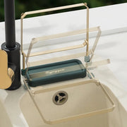Danoz Kitchen - Triangular Sink Filter Strainer Drainer Mesh Bag Basket Vegetable Fruit Drain Suction Cup Rack Hanging Garbage Shelf for Kitchen - danozdirect