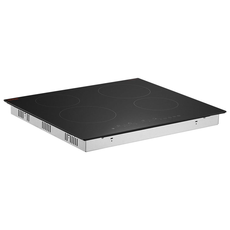 Danoz Kitchen - VEVOR Built - in Electric Cooktop Radiant Ceramic Cooktop 4 Burners 23.2x20.5 inch - danozdirect