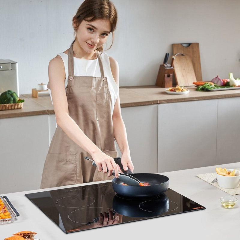Danoz Kitchen - VEVOR Built - in Electric Cooktop Radiant Ceramic Cooktop 4 Burners 23.2x20.5 inch - danozdirect
