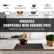 Danoz Kitchen - VEVOR Built - in Electric Cooktop Radiant Ceramic Cooktop 4 Burners 23.2x20.5 inch - danozdirect