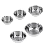 Danoz KitchenSmart - 5pcs Set Stainless Steel Mixing Bowls Non Slip Nesting Whisking Bowls Set Mixing Bowls For Salad Cooking Baking - danozdirect