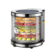 Danoz KitcheSmart Devanti 8 Trays Food Dehydrator, Biltong maker, Stainless Steel Auto - Rotate 10 Programs 700W - danozdirect