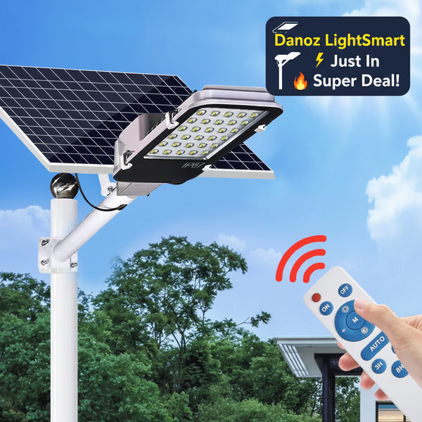 Danoz LED Lights 🔆Super Bright Split solar street light Waterproof LED Solar Street Light Backyard Street Lamps Security Flood Lighting wall lamp - danozdirect