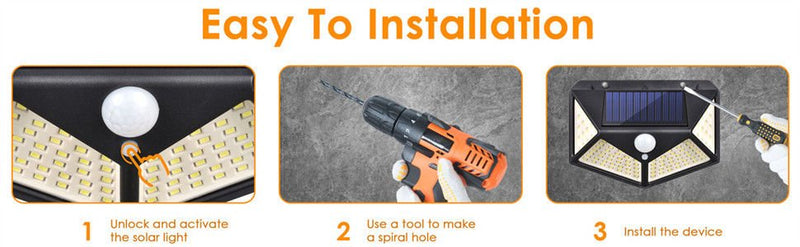 Danoz Lights - 4 x 100 Waterproof LED Solar Fairy Light Outdoor with 8 Lighting Modes for Home,Garden and Decoration (4 pack) - danozdirect