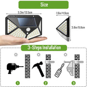 Danoz Lights - 4 x 100 Waterproof LED Solar Fairy Light Outdoor with 8 Lighting Modes for Home,Garden and Decoration (4 pack) - danozdirect