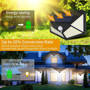 Danoz Lights - 4 x 100 Waterproof LED Solar Fairy Light Outdoor with 8 Lighting Modes for Home,Garden and Decoration (4 pack) - danozdirect